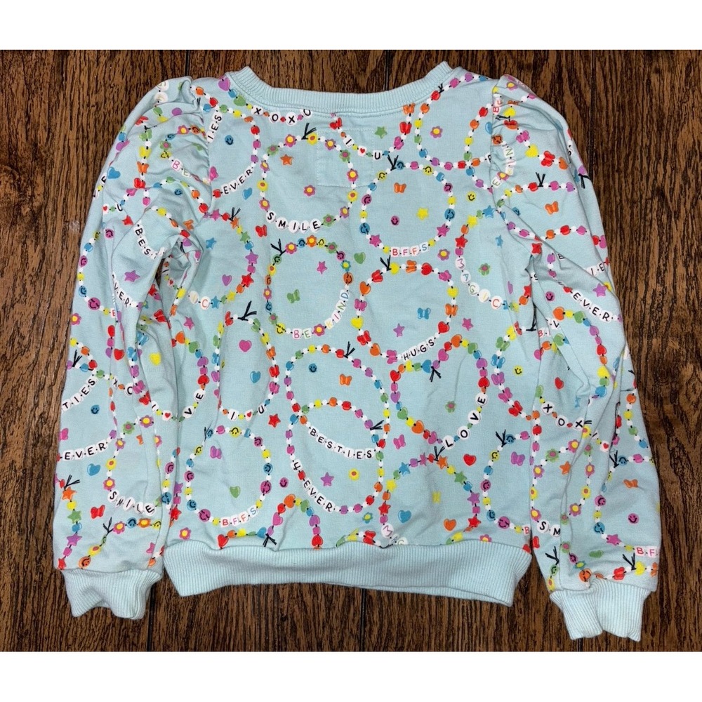 Little Sleepies Friends Forever Puff Sleeve Crewneck 4t